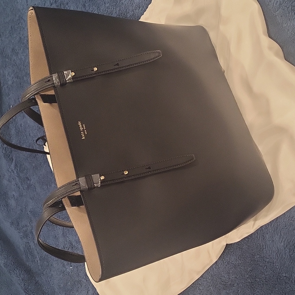 Kate Spade Black Leather Shoulder Bag